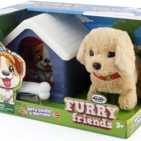 Furry Friends🐶 Interactive Puppy &🦴Bone & Dog 🏚️ House playset🆕 SHIPS😮⚡🚚 - Picture 14 of 16